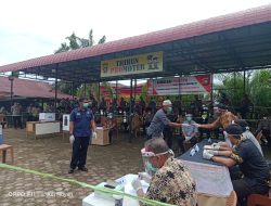 Polres Sanggau Gelar Simulasi Pilkades Ditengah Pandemi