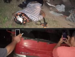 Tabrak Mobil Terparkir, Dua Pemuda Terkapar Di Dekat SPBU Peniti