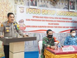 Bahas Pencegahan dan Penanggulangan Karhutla, Polres Sekadau Gelar FGD