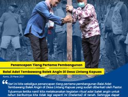 Didampingi Wabup , Raja Sanggau Ikuti Ritual Balek Angin