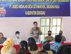 Gelar Tatap Muka, Ini Pesan dan Arahan Kapolres Sekadau