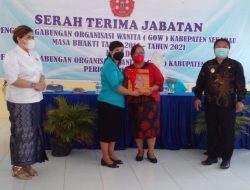 Wabup Sekadau Hadiri Sertijab GOW Kabupaten Sekadau