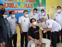 Tinjau Vaksinasi Anak Usia 12-17 Tahun, Ini Harapan Bupati Sekadau