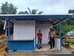 Bangun Poskamling, Ini Harapan Kades Ensalang