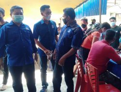 Wabup Suban Tinjau Vaksin Kedua Partai Nasdem Sekadau