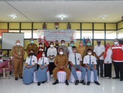 Bupati Paolus Hadi Launching Vaksinasi Massal PMI Sanggau Untuk Siswa
