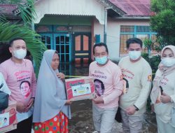 Partai Gerindra Peduli, DPD Dan DPC Serahkan Bantuan Untuk Warga Sekadau