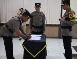 Sertijab Kapolsek Parindu Dan Jangkang, Ini Pesannya