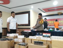 Mantap! Satreskrim Polres Sanggau Sita Ribuan Bungkus Rokok Tanpa Cukai