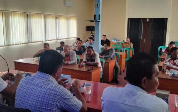 Suasana Rapat Pengurus PSSI Di Aula KONI Sanggau Senin 11/8/2025